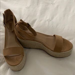 Forever 21 Tan Wedges